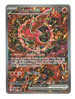 Pokemon Oricorio EX 024 Mega Evolution Black Star Promo Full Art NM 2025 - Image 1