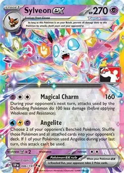 1x Sylveon ex (#086/191) - Holofoil NM Eng Pokemon - Prize Pack Series - Image 1