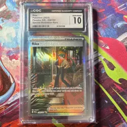 Pokemon Rika SV04 Paradox Rift 258/182 Special Illustration Rare Holo CGC 10 - Image 1