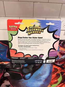 Pokemon TCG Ascended Heroes 3 Pack Blister Charmander Tech Sticker Collection - Image 2