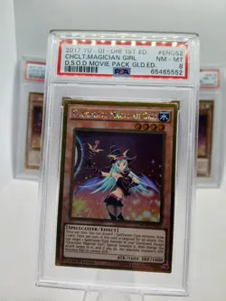 2017 YUGIOH PSA SLAB LOT X4 FOIL 1ST CHOCOLATE KIWI LEMON BERRY MAGICIAN GIRL - Image 5