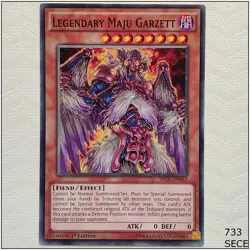 Legendary Maju Garzett - SECE-EN042 - Common 1st Edition Yugioh - Image 1