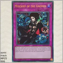 Mischief of the Gnomes - MP25-EN279 - Ultra Rare 1st Edition Yugioh - Image 1