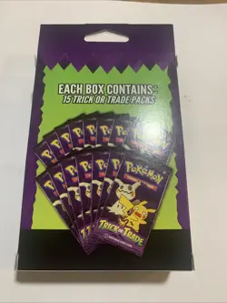 2025 Pokemon TCG TRICK OR TRADE BOOSTER BUNDLE New Sealed Halloween 15 Packs - Image 2