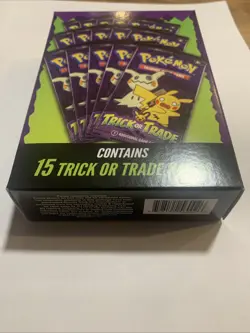 2025 Pokemon TCG TRICK OR TRADE BOOSTER BUNDLE New Sealed Halloween 15 Packs - Image 3