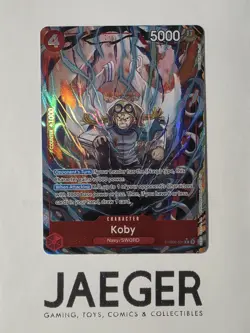 One Piece Premium Booster The Best Vol 2 Koby PRB02-001 Alternate Alt Art NM - Image 1