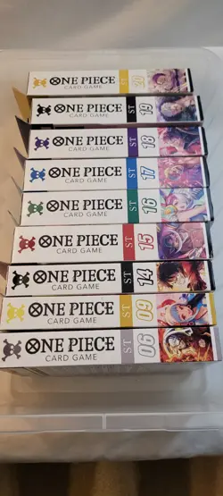 One piece starter deck lot - Image 1