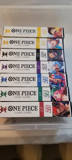 One piece starter deck lot - Image 2