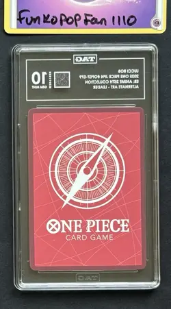 TAG 10 Rob Lucci OP07-079 Gold Font Anime 25th Collection One Piece Japanese - Image 2