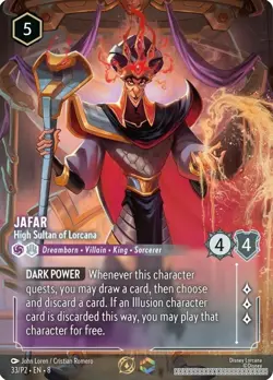 Holofoil - Jafar - High Sultan of Lorcana (Store Championship) - 33 - Disney ... - Image 1
