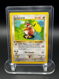 Pokemon TCG: Farfetch'd - Base Set 027/102 - 1st Edition Shadowless - LP++ - Image 1