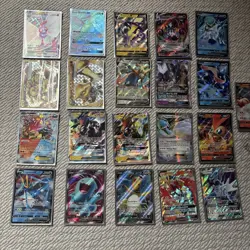 Pokemon TCG EX V GX Vmax Break 21 Card Bundle Job Lot No Duplicates All Cards - Image 1