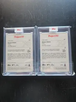 TWO CARD LOT Shohei Ohtani 2021 Topps Project 70 by Keith Shore POKEMON Shotime - Image 3