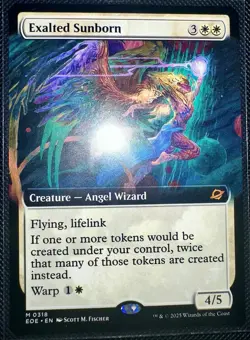 NM Extended Art Exalted Sunborn, MTG, Edge of Eternities, Magic, 318 - Image 1