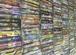 Pokemon Card Lot 100 Official TCG Cards Ultra Rare Included EX GX V MEGA + HOLOS - Image 3