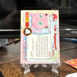 Jigglypuff #39 Topps Pokemon Card Topps Blue Logo TV Animation Edition non Holo - Image 2