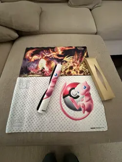 Lot Of 3 Pokemon Playmats For Cards 2 Are New Play Mat - Image 2