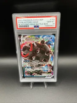 Blastoise VMAX SWSH103 SWSH: Sword & Shield Promo Pokemon Card PSA 10 - Image 1