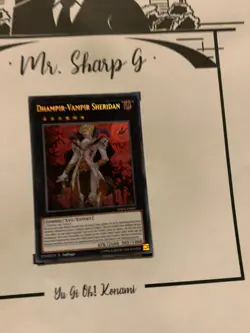 DHAMPIR-VAMPIR SHERIDAN - 1. AUFLAGE DASA-DE007 DE Yu-Gi-Oh! CARD SECRET RARE - Image 2