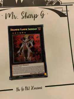 DHAMPIR-VAMPIR SHERIDAN - 1. AUFLAGE DASA-DE007 DE Yu-Gi-Oh! CARD SECRET RARE - Image 3