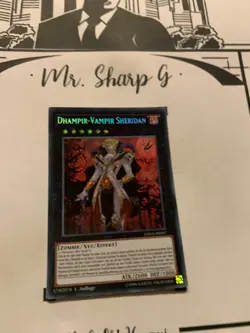 DHAMPIR-VAMPIR SHERIDAN - 1. AUFLAGE DASA-DE007 DE Yu-Gi-Oh! CARD SECRET RARE - Image 4
