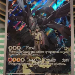 Pokemon Zekrom Full Art Holo Card – Shred & Rampaging Thunder – Dragon Type - Image 1