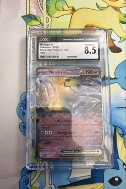 Mimikyu ex 004 Sv: Scarlet & Violet Promo Cards Holo Cgc 8.5 - Image 1