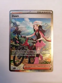 Pokemon Dawn 129/94 SIR 2025 TCG Phantasmal Flames English Card NM - Image 1
