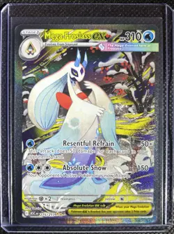 Pokemon TCG Mega Froslass EX 275/217 ASC Full Art Rare Holo 310 HP English Card - Image 1