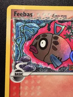 Feebas 49/101 EX Dragon Frontiers Pokemon Card Reverse Holo Foil Rare MP - Image 3