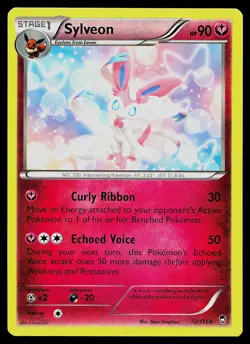 Pokemon Card - Sylveon XY - Furious Fists 72/111 Rare - Image 1