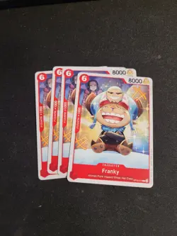 4x Franky (014) OP10-014 English C Royal Blood One Piece Card Game - Image 1