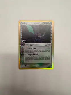 Crobat 2/113 - Holo Rare - Ex Delta Species - 2005 Pokemon TCG Card - MP - Image 1