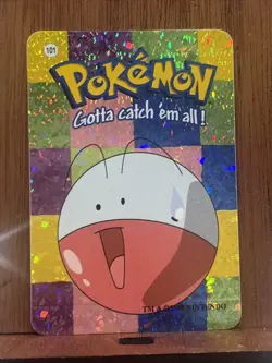 Electrode #101 2000 Pokemon Vending Prism Holo Sticker Card - Image 1