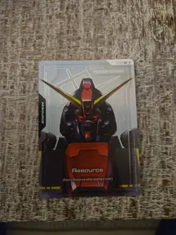 Gundam Card Game GD02 - FOIL PSYCHO GUNDAM RESOURCE CARD (R-010 C+) - Image 1