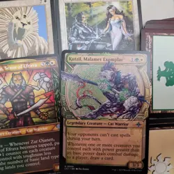 Commander Magic Deck MTG Cards = ALL 100 *White Green Cute CATS Kutzil Tribal* - Image 1