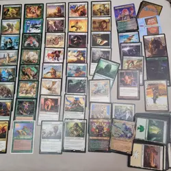 Commander Magic Deck MTG Cards = ALL 100 *White Green Cute CATS Kutzil Tribal* - Image 2