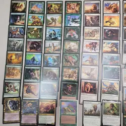Commander Magic Deck MTG Cards = ALL 100 *White Green Cute CATS Kutzil Tribal* - Image 3