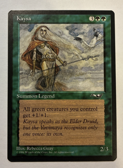 Kaysa Vault Alliances Rare Magic the Gathering 1996 - NM - Image 1