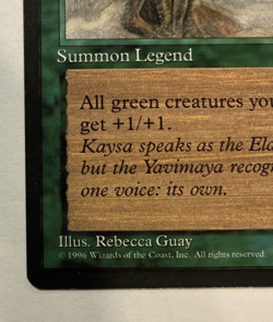 Kaysa Vault Alliances Rare Magic the Gathering 1996 - NM - Image 2