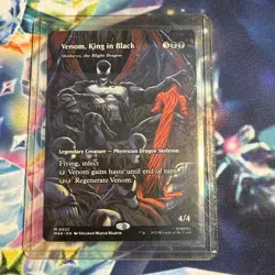 Venom, King in Black (Borderless) Marvel Universe Regular Magic The Gathering - Image 1