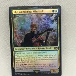 MTG - The Wandering Minstrel Final Fantasy Foil NM Pack Fresh - Image 1