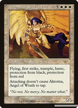 Akroma, Angel of Wrath [LGN - 1] - HP [Normal] TCG MTG - Image 1