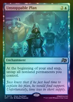Unstoppable Plan (Foil) (DFT) Aetherdrift - NM - Image 1