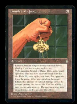 Amulet of Quoz LP Light Play Ice Age MTG [6179] - Image 1