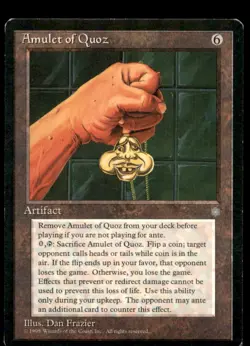 Amulet of Quoz LP Light Play Ice Age MTG [6180] - Image 1