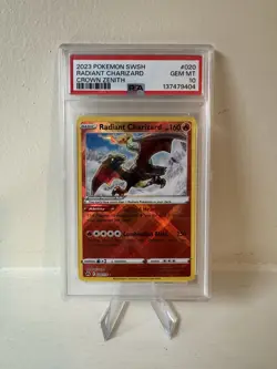 2023 Pokemon SWSH Crown Zenith Radiant Charizard #020/159 PSA 10 - Image 1