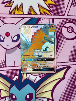 Pokemon TCG - Ho-Oh GX SV50/SV94 - Hidden Fates - Full Art - Shiny - NM - Image 1