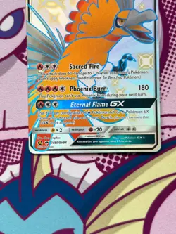 Pokemon TCG - Ho-Oh GX SV50/SV94 - Hidden Fates - Full Art - Shiny - NM - Image 4
