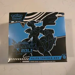Pokemon TCG Scarlet & Violet Black Bolt Elite Trainer Box Zekrom Meloetta - Image 1